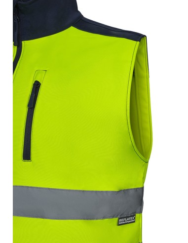 CHALECO VELILLA 305906 SOFTSHELL BICOLOR AV