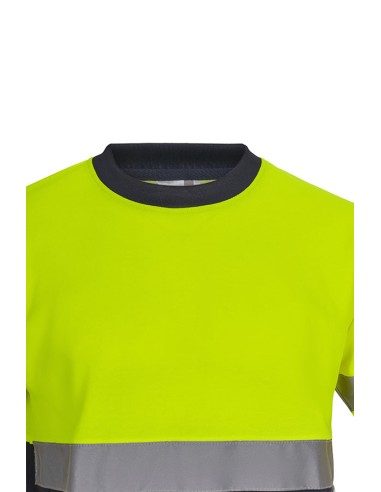 CAMISETA VELILLA 305613 ALGODÓN BICOLOR