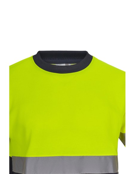 CAMISETA VELILLA 305613 ALGODÓN BICOLOR