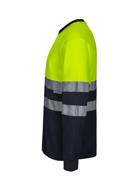 CAMISETA VELILLA 305615 ALGODÓN BICOLOR