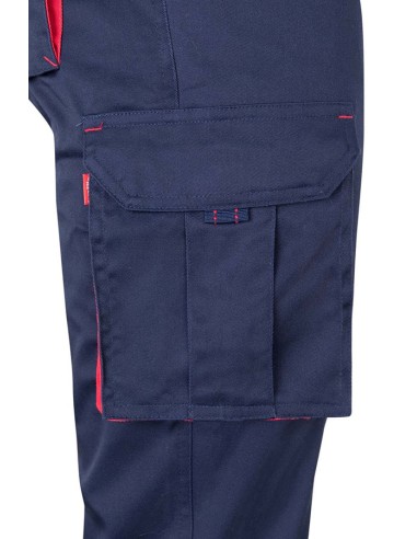 PANTALÓN 103024S STRETCH BICOLOR MULTIBOLSILLOS