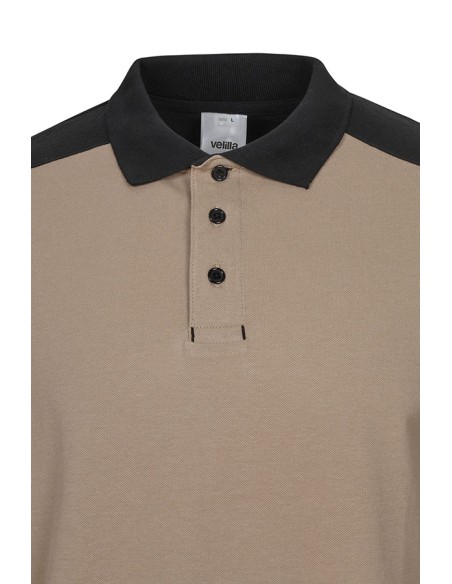 POLO VELILLA 105529S STRETCH BICOLOR ML