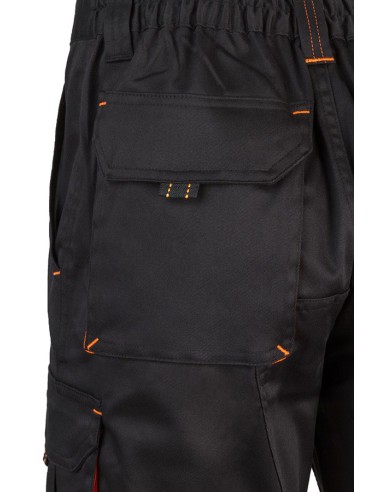 BERMUDA 103010S STRECH BICOLOR MULTIBOLSILLOS