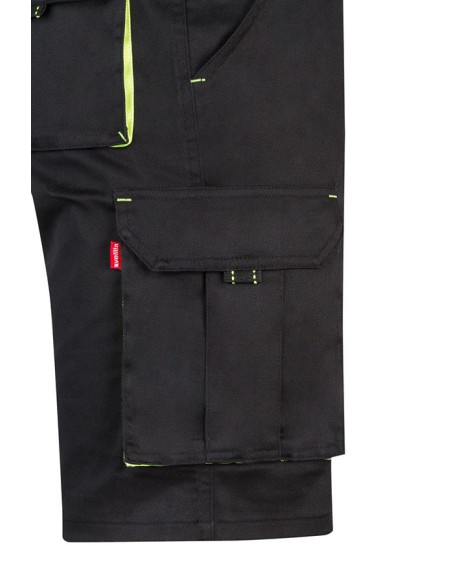 BERMUDA 103010S STRECH BICOLOR MULTIBOLSILLOS