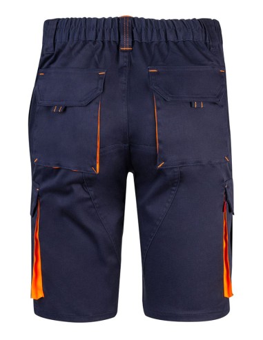 BERMUDA 103010S STRECH BICOLOR MULTIBOLSILLOS