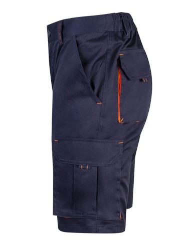 BERMUDA 103010S STRECH BICOLOR MULTIBOLSILLOS