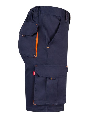 BERMUDA 103010S STRECH BICOLOR MULTIBOLSILLOS