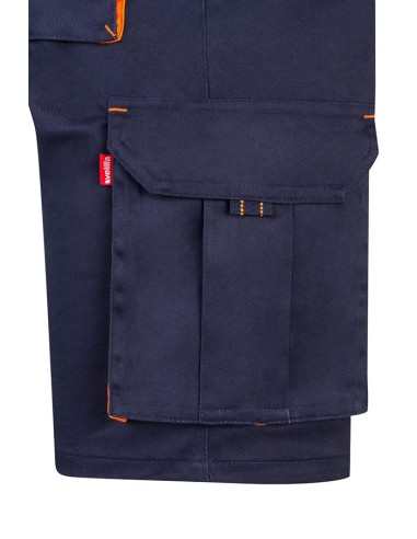 BERMUDA 103010S STRECH BICOLOR MULTIBOLSILLOS