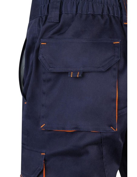 BERMUDA 103010S STRECH BICOLOR MULTIBOLSILLOS