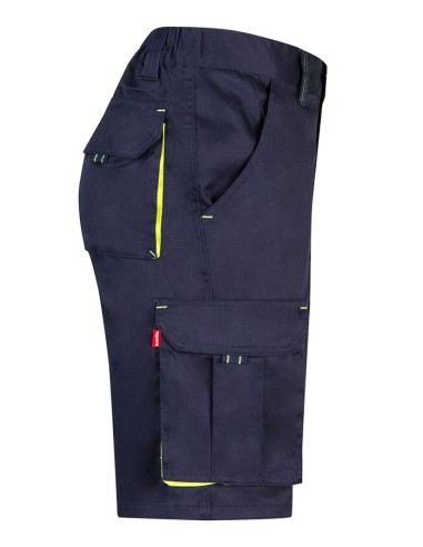 BERMUDA 103010S STRECH BICOLOR MULTIBOLSILLOS