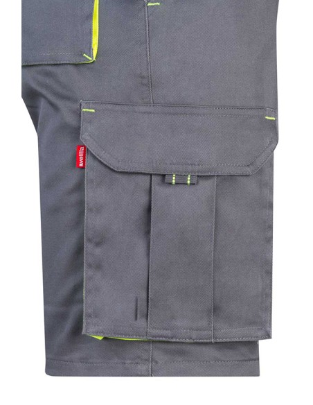 BERMUDA 103010S STRECH BICOLOR MULTIBOLSILLOS