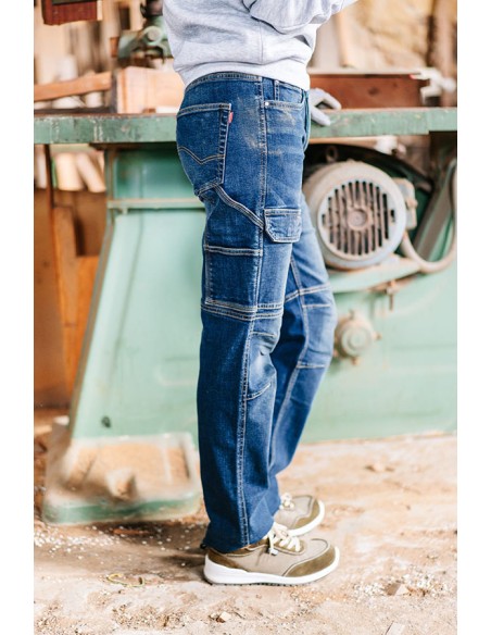 PANTALON VAQUERO VELILLA 103028S STRETCH MULTIBOLSILLOS