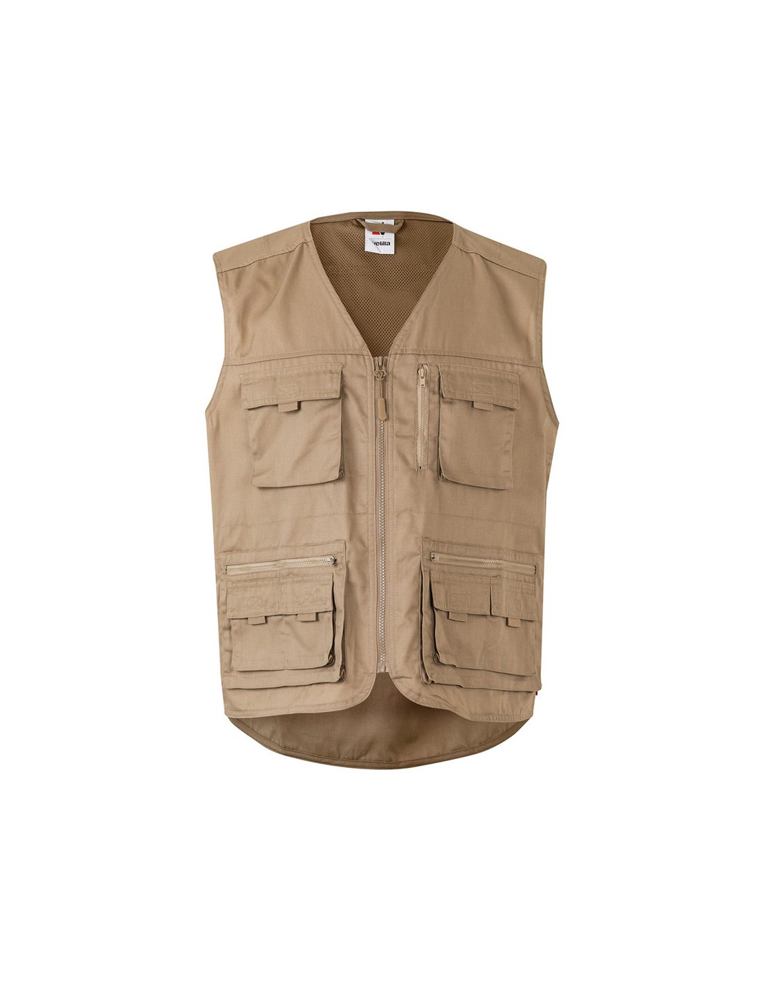 VELILLA 105901 Gilet Multitasche Unisex – Color Sabbia – Taglia 3XL – Ideale Per Lavori Industriali E Outdoor