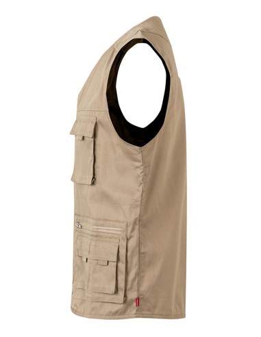 CHALECO MULTIBOLSILLOS VELILLA 105901 SIN FORRAR