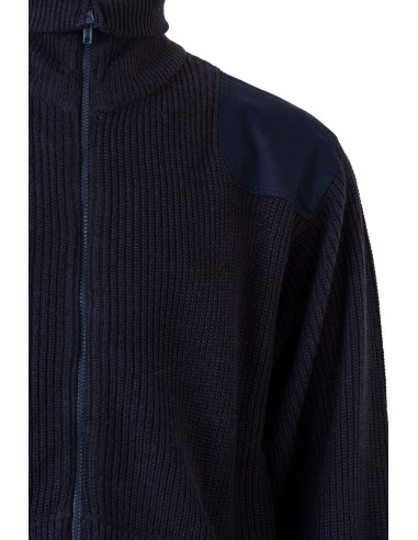 CHAQUETA VELILLA 102 PUNTO GRUESO CON CUELLO ALTO