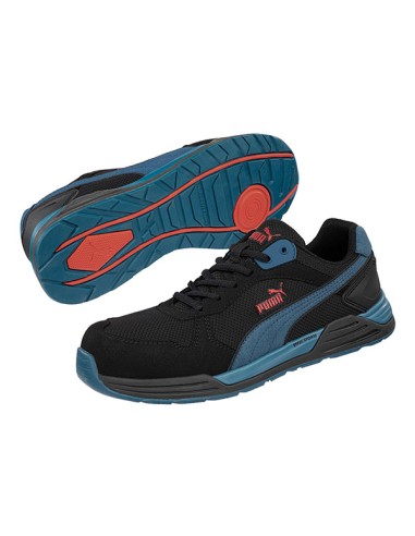 ZAPATO DE SEGURIDAD PUMA FRONTSIDE BLACK BLUE