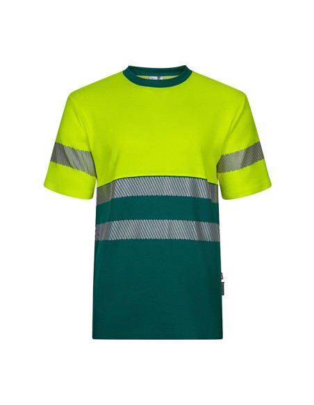 CAMISETA 305509 BICOLOR ALGODÓN AV CINTA SEGMENTADA