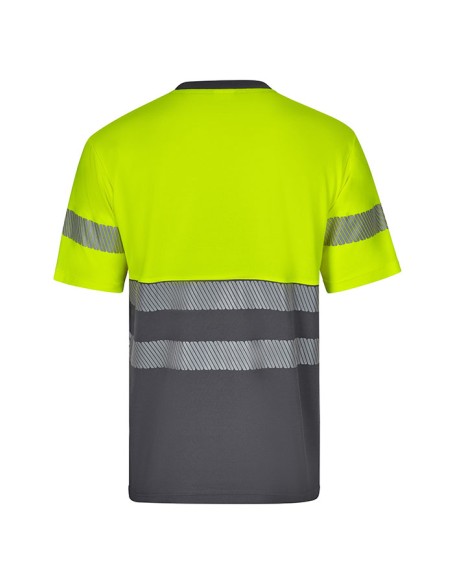 CAMISETA 305509 BICOLOR ALGODÓN AV CINTA SEGMENTADA