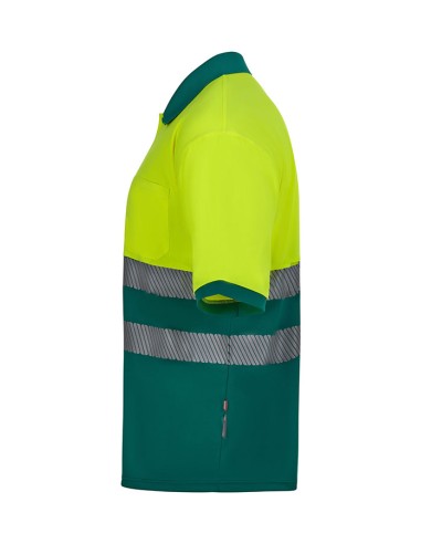 POLO AV 305533 POLIESTER RECICLADO BICOLOR MC...