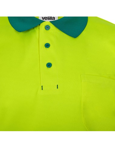 POLO AV 305533 POLIESTER RECICLADO BICOLOR MC...