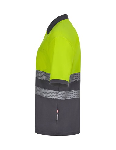 POLO AV 305533 POLIESTER RECICLADO BICOLOR MC...