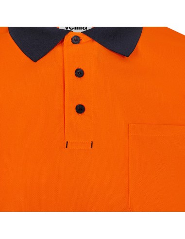 POLO AV 305533 POLIESTER RECICLADO BICOLOR MC...