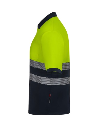 POLO AV 305533 POLIESTER RECICLADO BICOLOR MC...