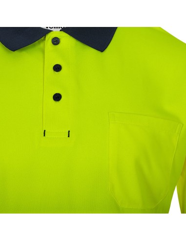 POLO AV 305533 POLIESTER RECICLADO BICOLOR MC...