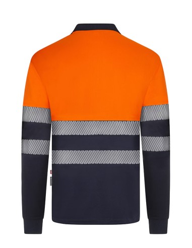 POLO 305535 POLIESTER RECICLADO BICOLOR MANGA...