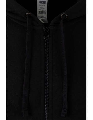 SUDADERA BYRON CREMALLERA CAPUCHA SF270U