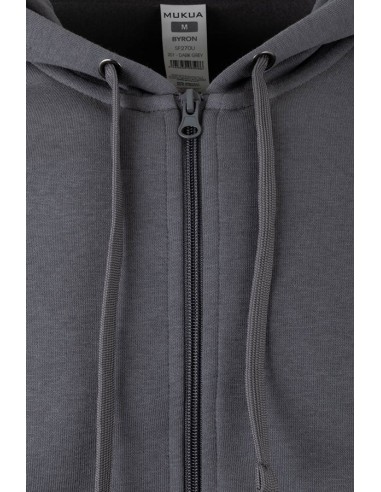 SUDADERA BYRON CREMALLERA CAPUCHA SF270U