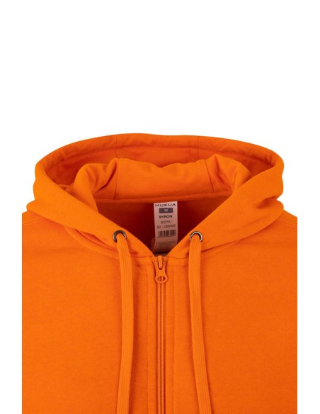 SUDADERA BYRON CREMALLERA CAPUCHA SF270U