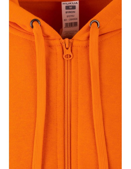 SUDADERA BYRON CREMALLERA CAPUCHA SF270U