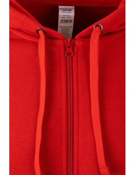 SUDADERA BYRON CREMALLERA CAPUCHA SF270U