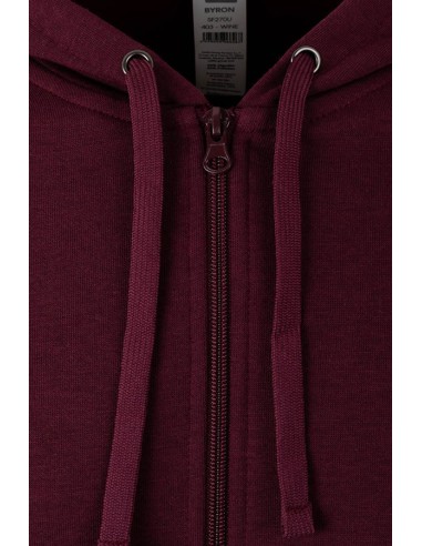 SUDADERA BYRON CREMALLERA CAPUCHA SF270U