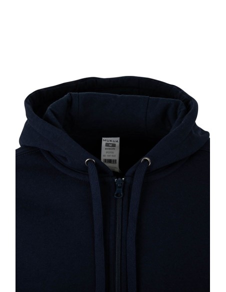 SUDADERA BYRON CREMALLERA CAPUCHA SF270U