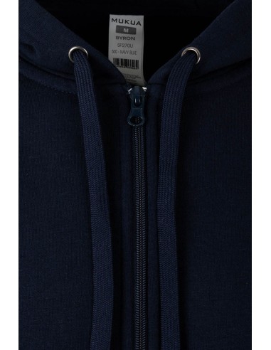 SUDADERA BYRON CREMALLERA CAPUCHA SF270U