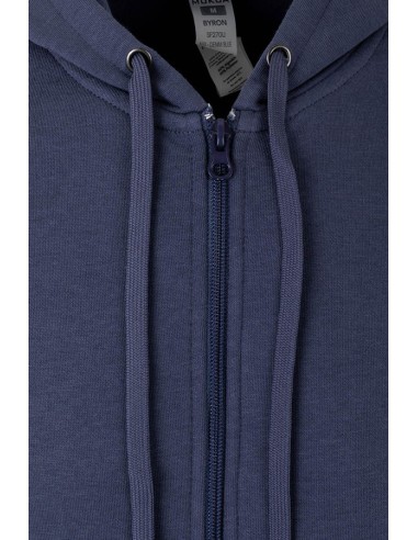 SUDADERA BYRON CREMALLERA CAPUCHA SF270U