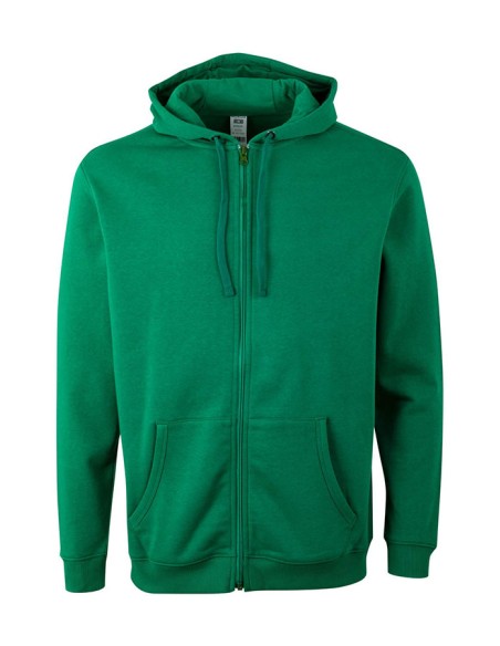 SUDADERA BYRON CREMALLERA CAPUCHA SF270U