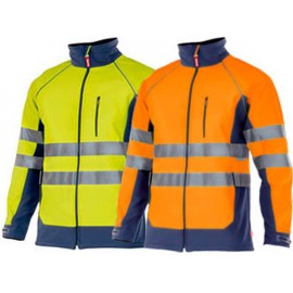 CAZADORA DE FRIO SOFSHELL DE ALTA VISIBILIDAD BICOLOR VELILLA 306001. 2