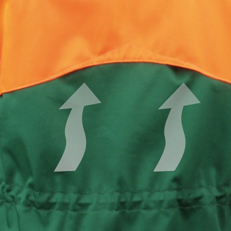 CHAQUETA ANTI CORTE FORESTAL, CORTE POR MOTOSIERRA EN381-11