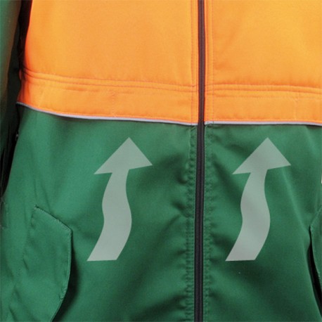 CHAQUETA ANTI CORTE FORESTAL, CORTE POR MOTOSIERRA EN381-11