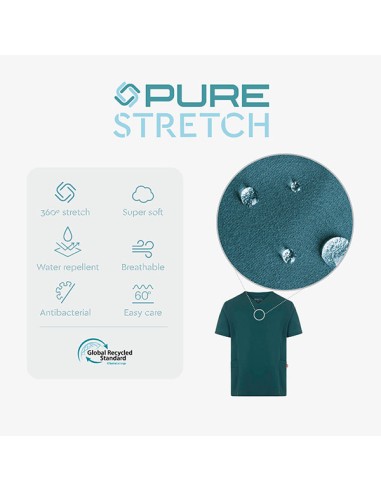 CASACA SANITARIA CYRUS 535220 PURE STRETCH MC...