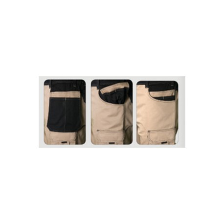 PANTALON CANVAS STRECH CON BOLSILLOS FLOTANTES