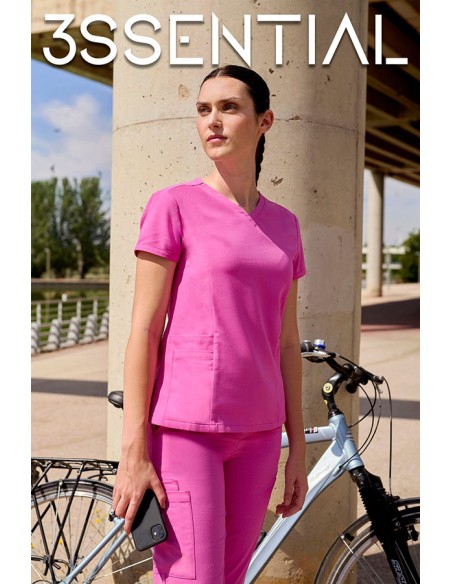 CASACA PIJAMA SANITARIA 535221S STELLA PURESTRETCH MC MUJER