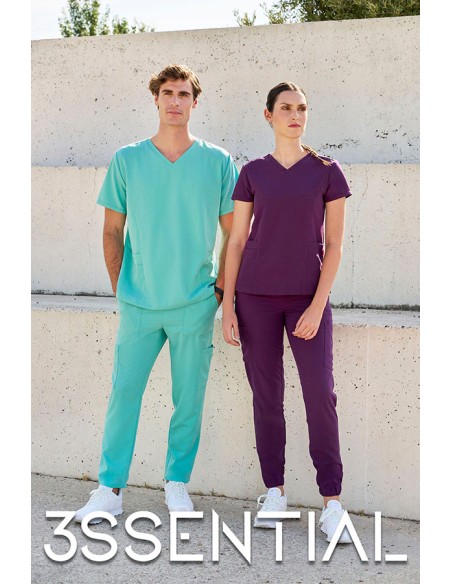 CASACA PIJAMA SANITARIA 535221S STELLA PURESTRETCH MC MUJER