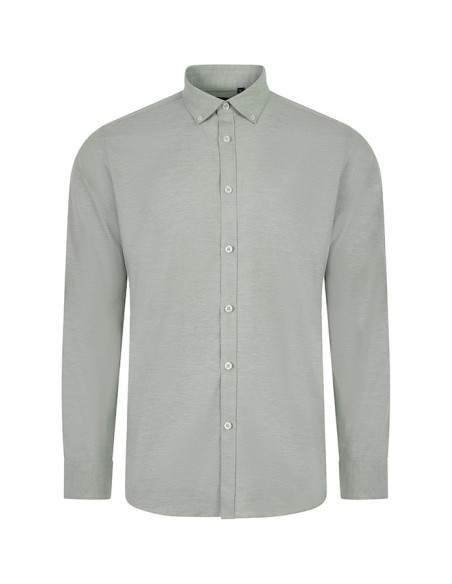 CAMISA OXFORD STRETCH VELILLA 405004S MANGA LARGA HOMBRE