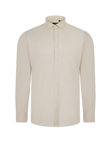 CAMISA OXFORD STRETCH VELILLA 405004S MANGA LARGA HOMBRE
