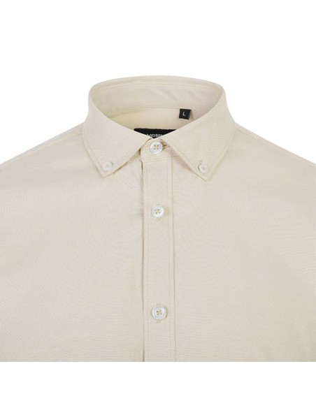CAMISA OXFORD STRETCH VELILLA 405004S MANGA LARGA HOMBRE