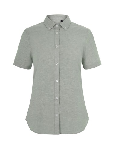 CAMISA OXFORD 405025S STRETCH MANGA CORTA MUJER